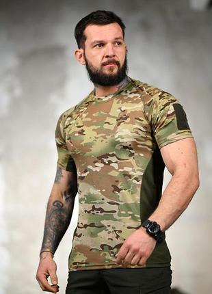Тактическая потоотводная футболка sso мультикам мт5089(17 - 02)