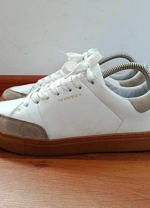 Кеды cc double o (ccoo) — white &amp; grey minimalist sneakers размер 41