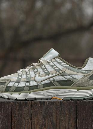 👟 кроссовки мужские nike p-6000 light army cargo khaki / наложка bs👟