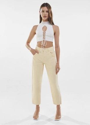 Джинси mom bershka
