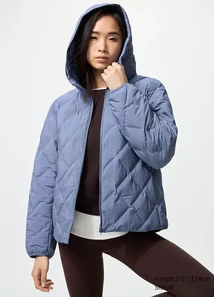 Парка uniqlo puffertech з капюшоном
