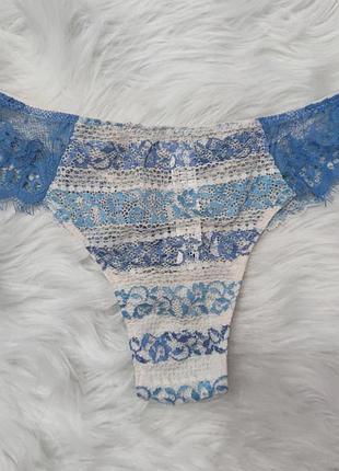 Лимитированные кружевные трусики бразильяны intimissimi р. s, m