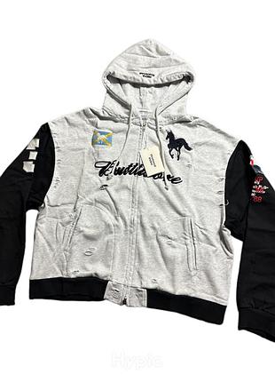 Protocol index buttivore zip hoodie in white — цена 2910 грн в