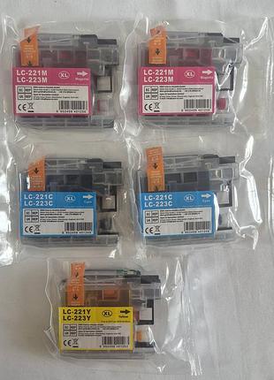 Картриджи принтера dc xl comp to brother lc-223y lc225y lc227y