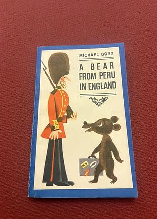 A bear from peru in england in english англійською книга з завданнями ретро винтаж