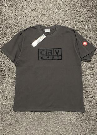 Футболка cav empt чоловіча з вишитим лого made in japan