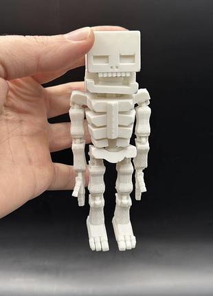 Гнучкий скелет minecraft skeleton (білий) 2