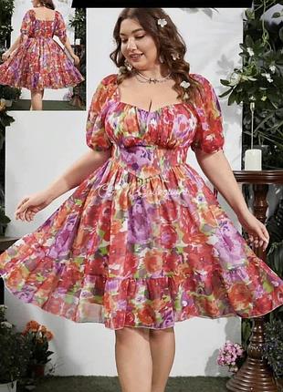 Сукня в квітах shein 16/18