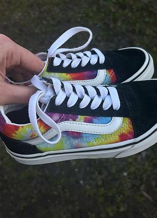 Кеди тай дай vans old skool  оригінал
