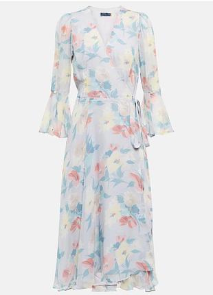 Платье polo ralph lauren floral midi dress