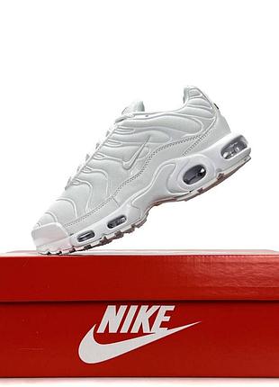 Мужские кроссовки nike air max plus white