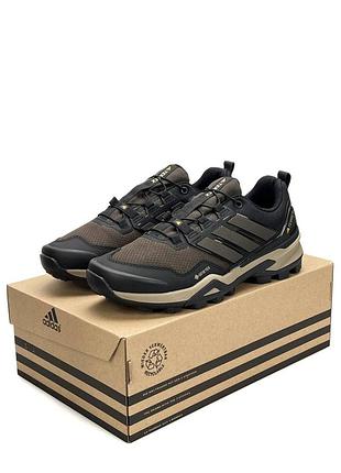 Мужские кроссовки adidas terrex skychaser black brown beige