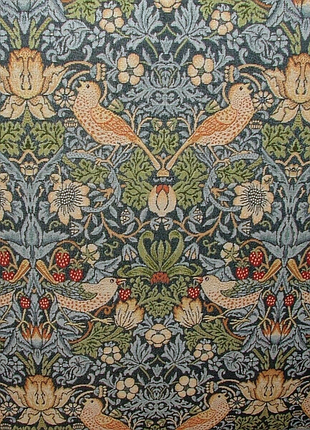 William morris strawberry thief - гобеленовая ткань высочайшего качества великобритания