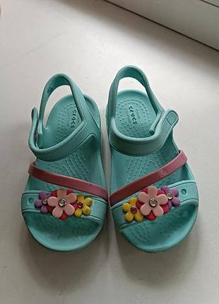 Босоножки crocs c7 14.5 cm стелька