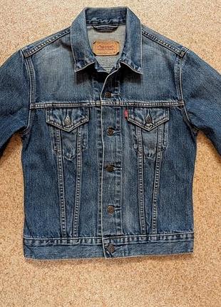 Вінтажна джинсова куртка levi's 70590 04 for girls trucker jacket