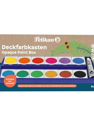 Акварельные краски pelican 12 цветов