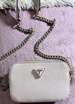 Сумка крос боді guess, гарний стан, металевий ланцюжок