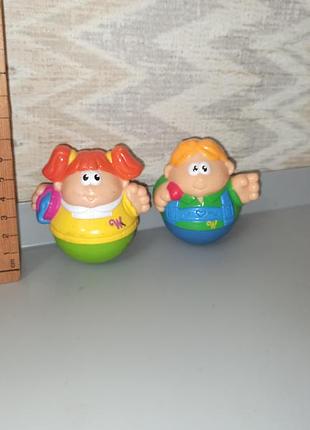 Фигурки игрушка&nbsp;weebles&nbsp;от бренда playskool.&nbsp;неваляшки, 5