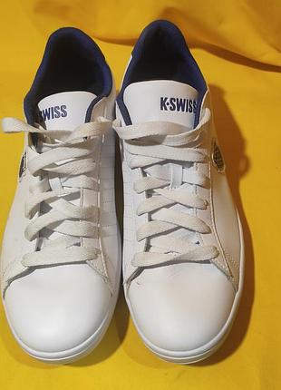 Мужские белые кроссовки k-swiss