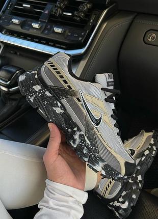 Стильні жіночі кросівки nike initiator grey black custom сірі