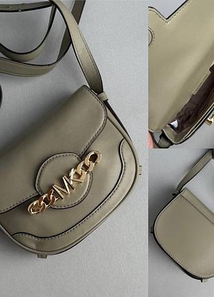 Сумка оригінал michael kors hally signature saddle crossbody bag