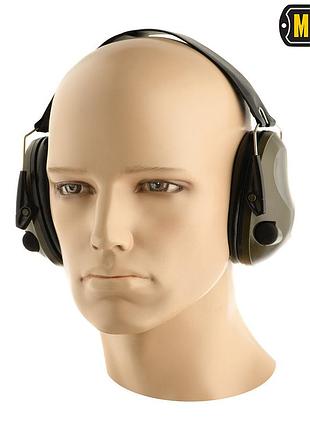 M-tac наушники стрелковые активные tactical 6s olive