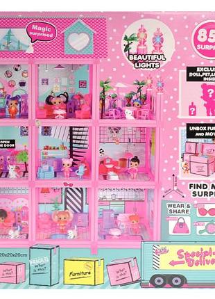 Будиночок для ляльки героя в коробці 8366 р.74*49*13,5см