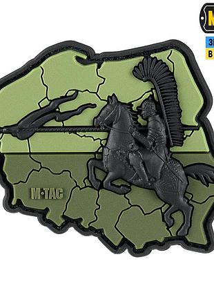 M-tac нашивка husaria 3d pvc olive