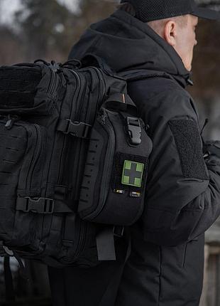 M-tac нашивка medic cross square pvc olive/black