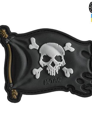 M-tac нашивка веселий роджер pvc black