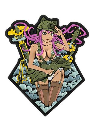 Brand element нашивка "anime girl" pvc
