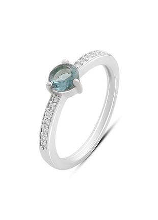 Серебряное кольцо с топазом лондон блю 0.556ct (18см размер) 2196112