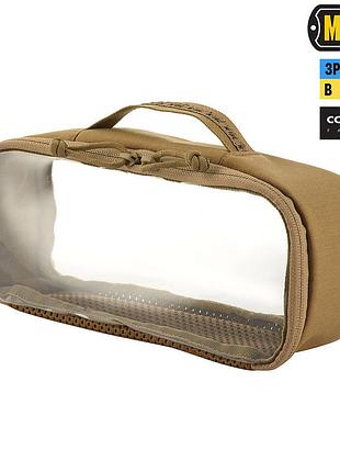 M-tac органайзер утилитарный прозрачный elite medium (26х11 см) coyote