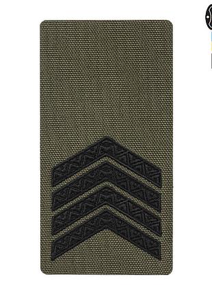 M-tac погон на липучці старший сержант (вишивка) ranger green