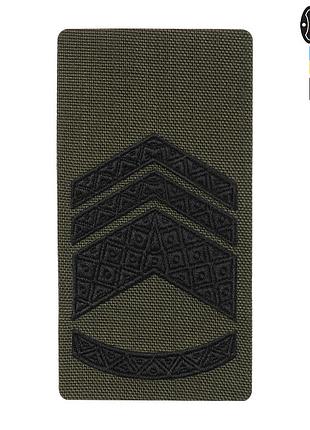 M-tac погон на липучці старший майстер сержант (вишивка) ranger green
