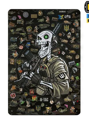 M-tac панель для нашивок це наша посадка 900x1300 black mc