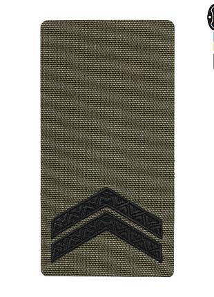 M-tac погон на липучці молодший сержант (вишивка) ranger green