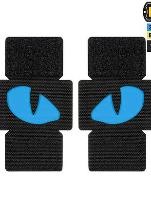M-tac нашивка tiger eyes laser cut (пара) black/blue/gid