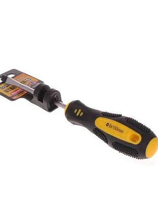 Отвертка прямая шлица sl 6x100 48-5610 тм master tool