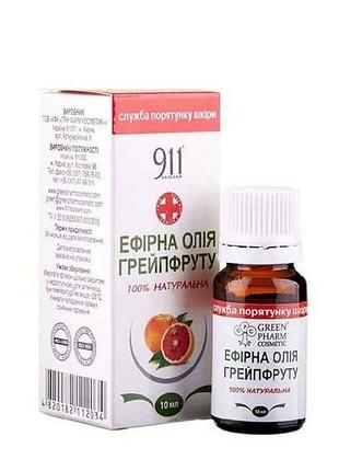 Эфирное масло грейпфрут 10мл тм green pharm