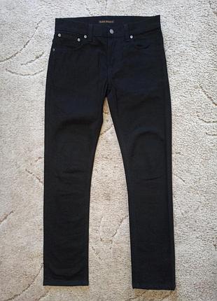 Чоловічі джинси nudie jeans lean dean dry ever black