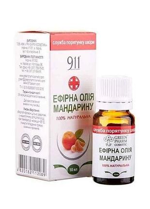Эфирное масло мандарина 10мл тм green pharm