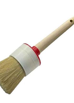 Пензель 55мм круглий деревяна ручка rondo professional tools тм woffmann