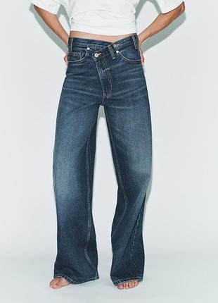 Джинсы zara wide leg 36 размер s, s/m 3607/332/401