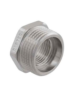 Футорка 1 зх1/2 в латунь, зв, dn25х15, никель, f0301 тм raftec