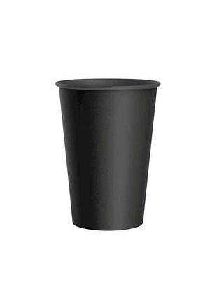 Стакан 110мл паперовий black (1уп/50шт) тм kristal