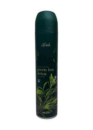 Освежитель воздухов спрей 300мл green nature green tea detox тм ifresh