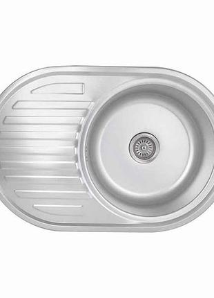 Мийка врізна 770х550х180мм 1 7750, micro decor 0,8мм brin7750mdec08 тм brinex