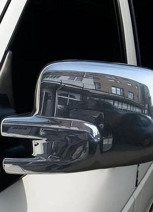 Накладки на зеркала (2 шт., пластик) carmos - турецкий пластик для volkswagen t4 caravelle/multivan 1990-2003 гг