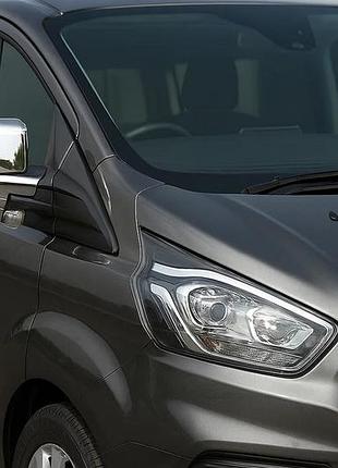 Накладки на зеркала (2 шт., пластик) carmos для ford custom 2013-2022 гг